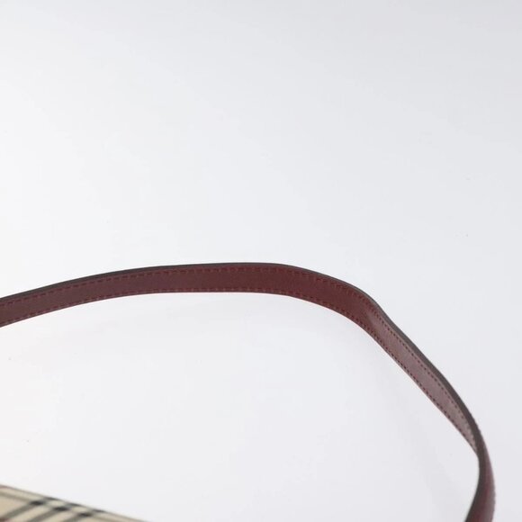 BURBERRY Nova Check Shoulder Bag Canvas Beige - Picture 8 of 16